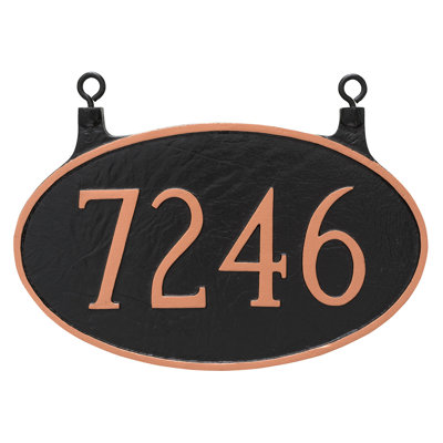 1-Line Hanging Address Plaque