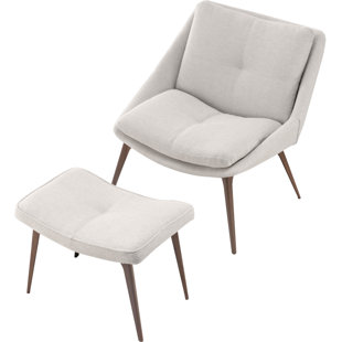 Go to store & view more images Modloft Columbus Lounge Chair and Ottoman