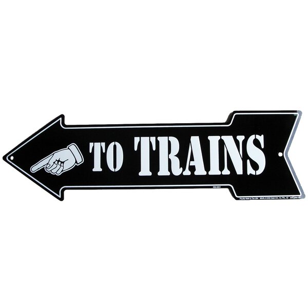 TRAIN LOVER Aluminum Street Sign model railroad rail road conductor Indoor/Outd 