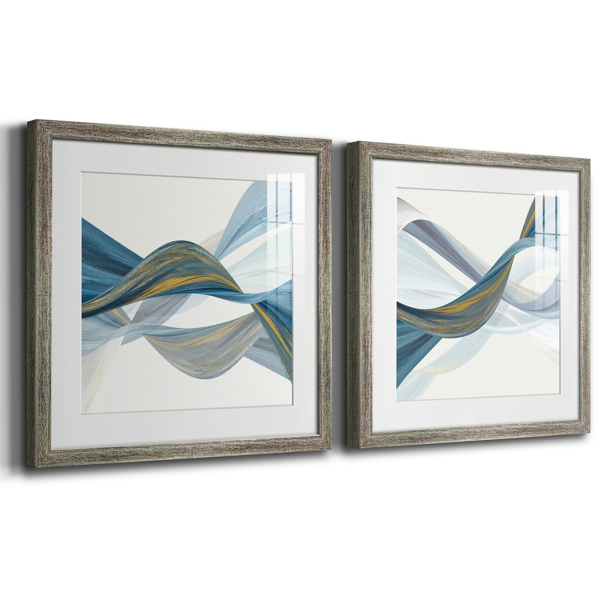 Orren Ellis Changing Currents I - 2 Piece Picture Frame Print Set | Wayfair