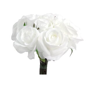 12 Stems Artificial Rose Bouquet Floral Arrangement