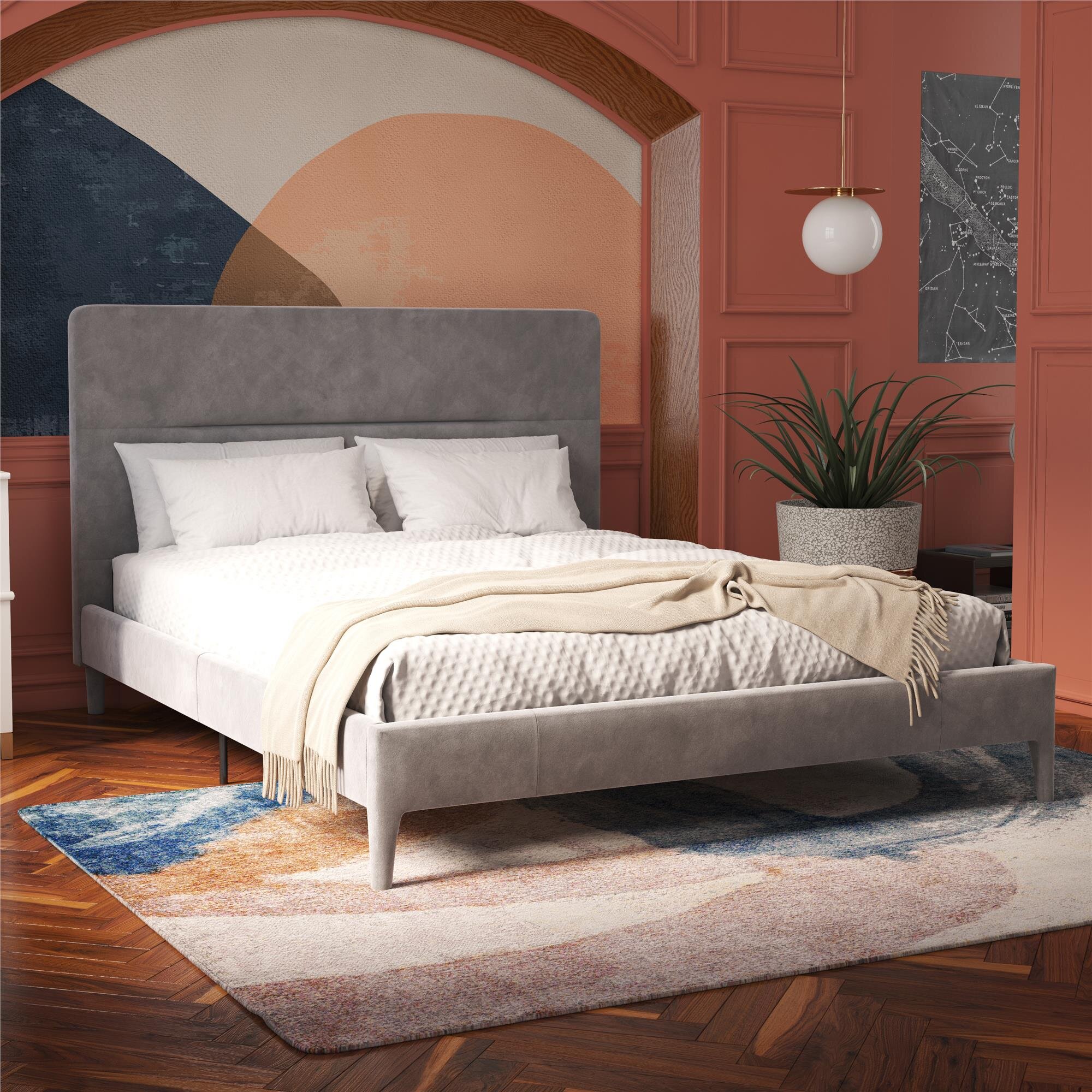 insta bed with headboard