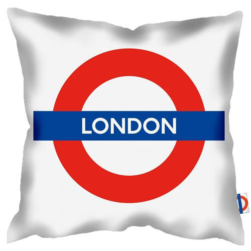 Gulf Breeze Station Roundel Cushion London Transport