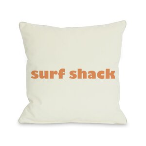 Surfs Shack Throw Pillow