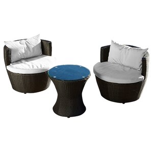 Collingswood 3 Piece Conversation Set with Cushions