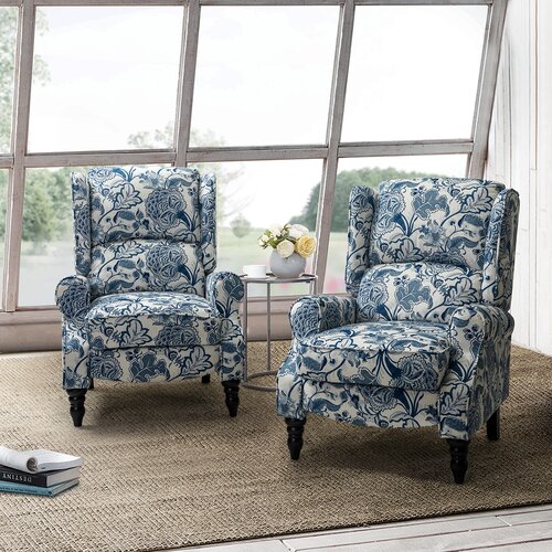 Beachcrest Home Broadus Upholstered Recliner & Reviews | Wayfair