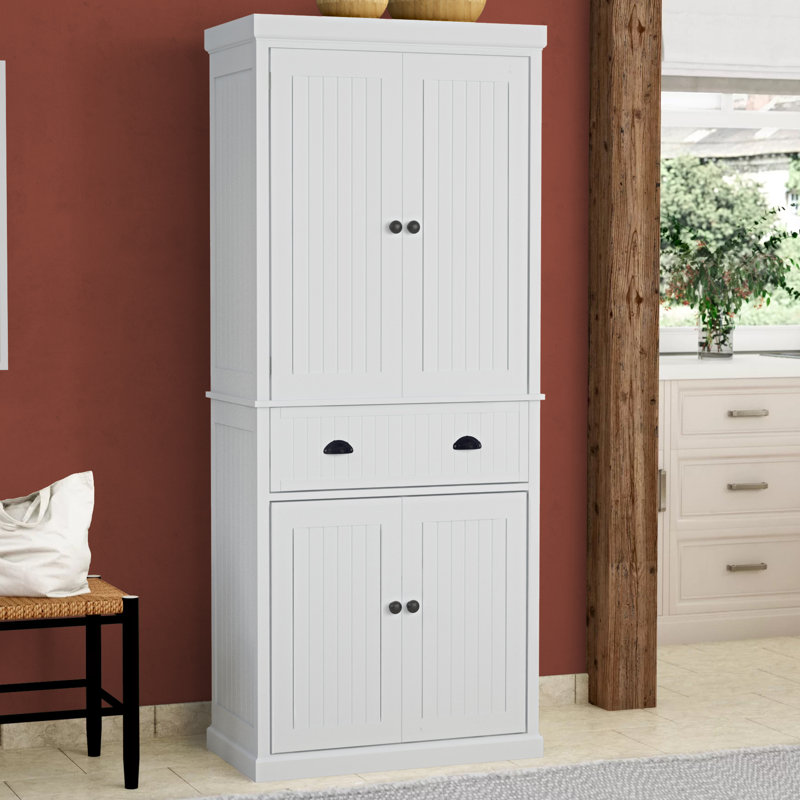 August Grove Janessa 72 Kitchen Pantry Reviews Wayfair Janessa 72 Kitchen Pantry