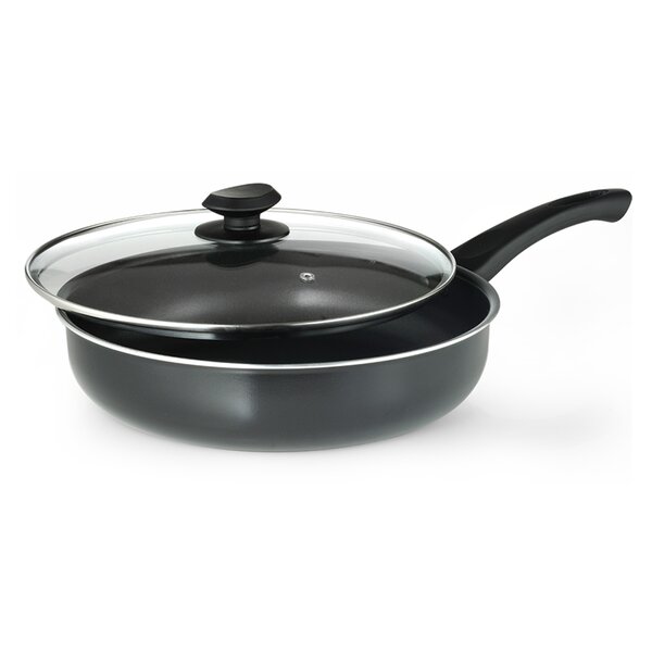 large deep frying pan