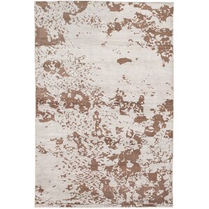 One-of-a-Kind Hand-Knotted Brown/Gray Area Rug