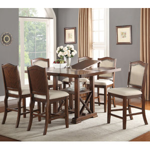 Chevaliers 7 Piece Counter Height Dini..