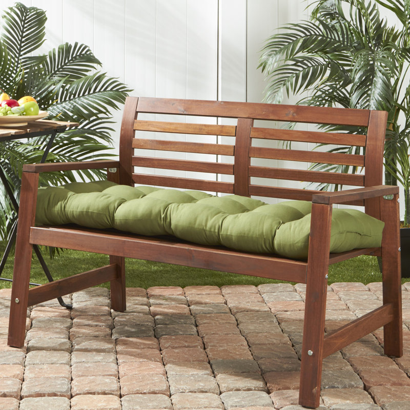 Plow Hearth Polyester Classic Swing Bench Cushion 41 X 17 X 3 Midnight Navy Decorative Pillows