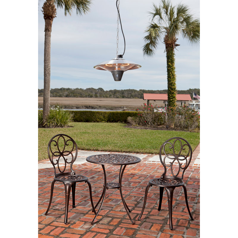 Fire Sense Gunnison Halogen 4100 Btu Electric Hanging Patio Heater