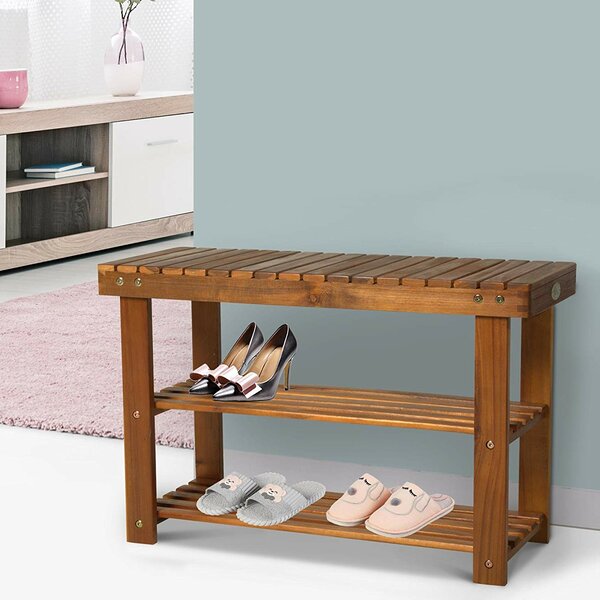 solid oak shoe cabinet