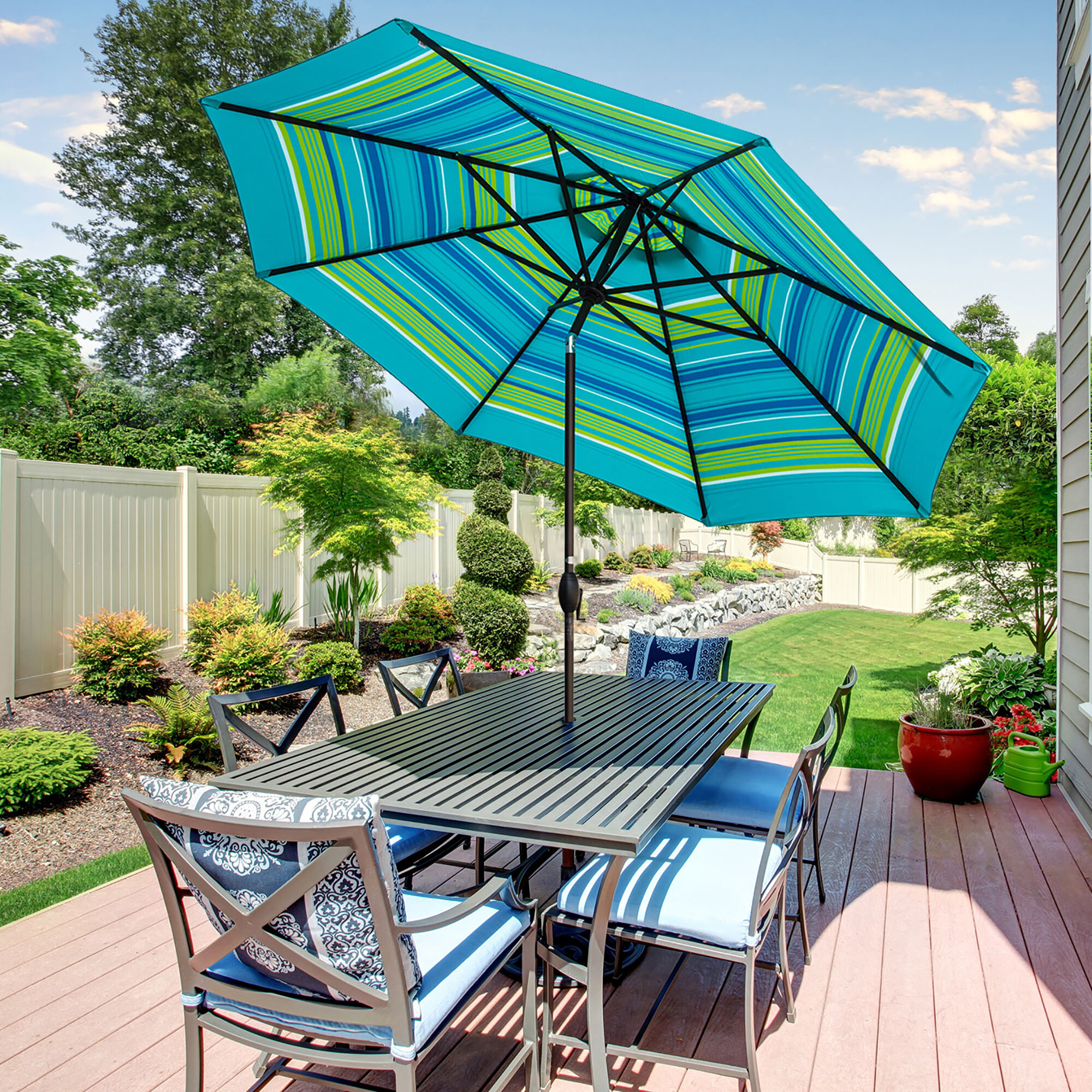 Freeport Park Framlingham 11 Market Umbrella Reviews Wayfair