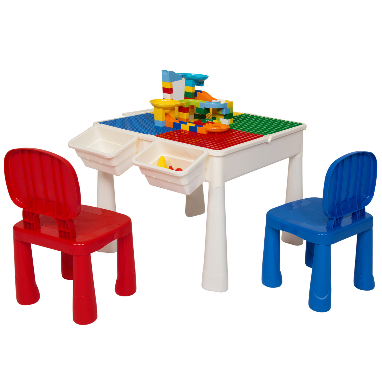 lego 3 seat play table