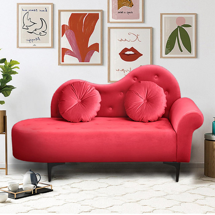 Mercer41 Libbyann Upholstered Chaise Lounge | Wayfair