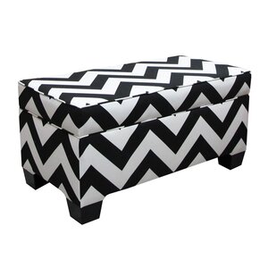 Vince Zig Zag Storage Ottoman