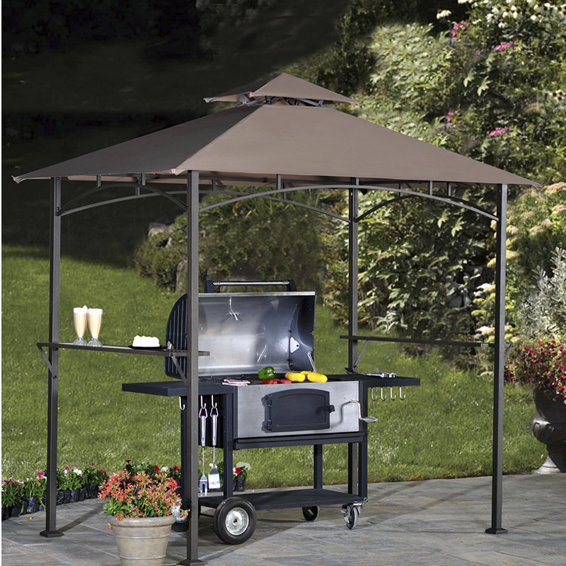 Sunjoy Replacement Canopy For Grill Gazebo Reviews Wayfair Replacement Canopy For Grill Gazebo