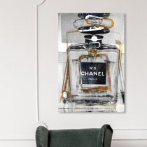 Chanel Perfume Wall Art Wayfair Chanel Perfume Wall Art Wayfair