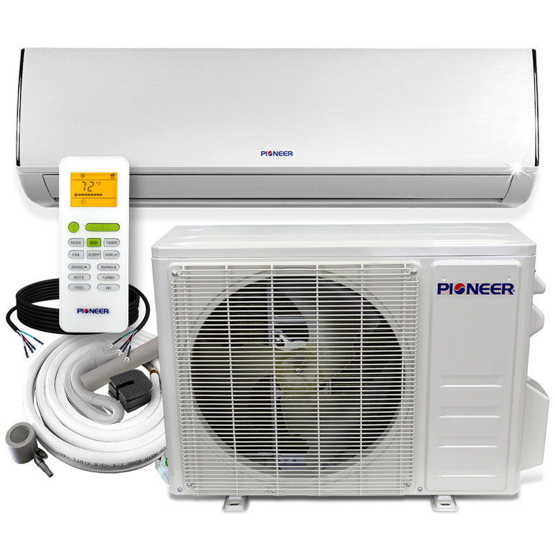 Pioneer Minisplit Diamante Ductless Mini Split Air Conditioner With Heater And Remote Reviews Wayfair