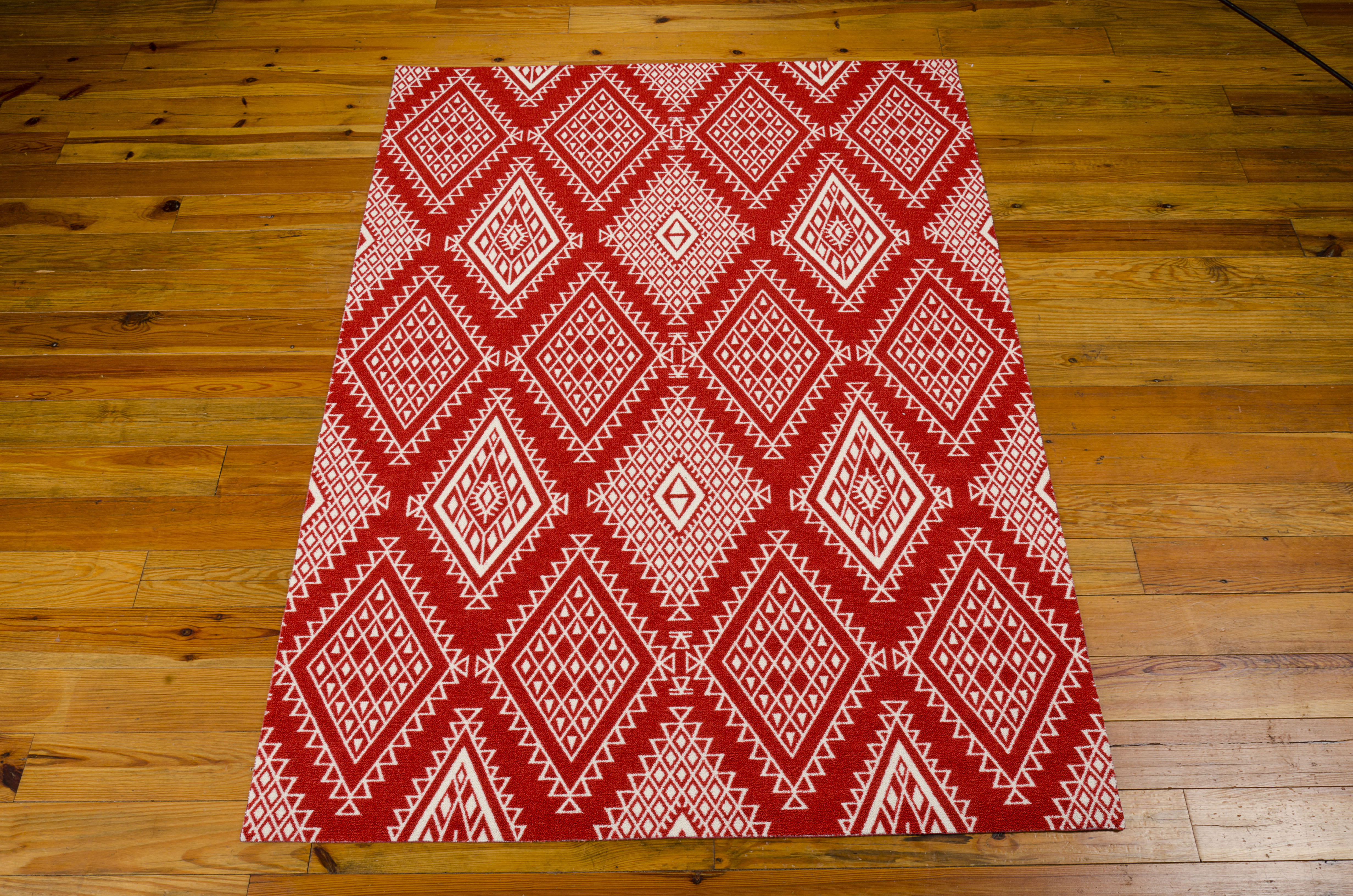 Loon Peak Winchcombe Geometric Poppy Area Rug Wayfair