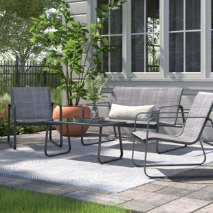 Stellahome Metal Patio Conversation Sets You Ll Love In 2020 Wayfair