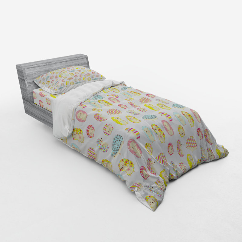 East Urban Home Hedgehog Duvet Cover Set Wayfair