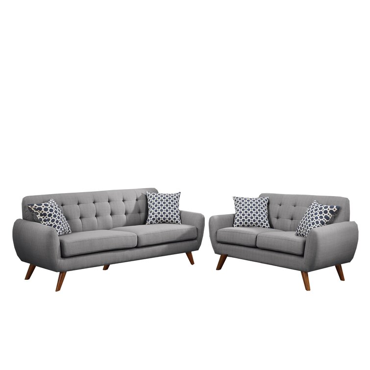 George Oliver Dougie 2 Piece Living Room Set Reviews Wayfair