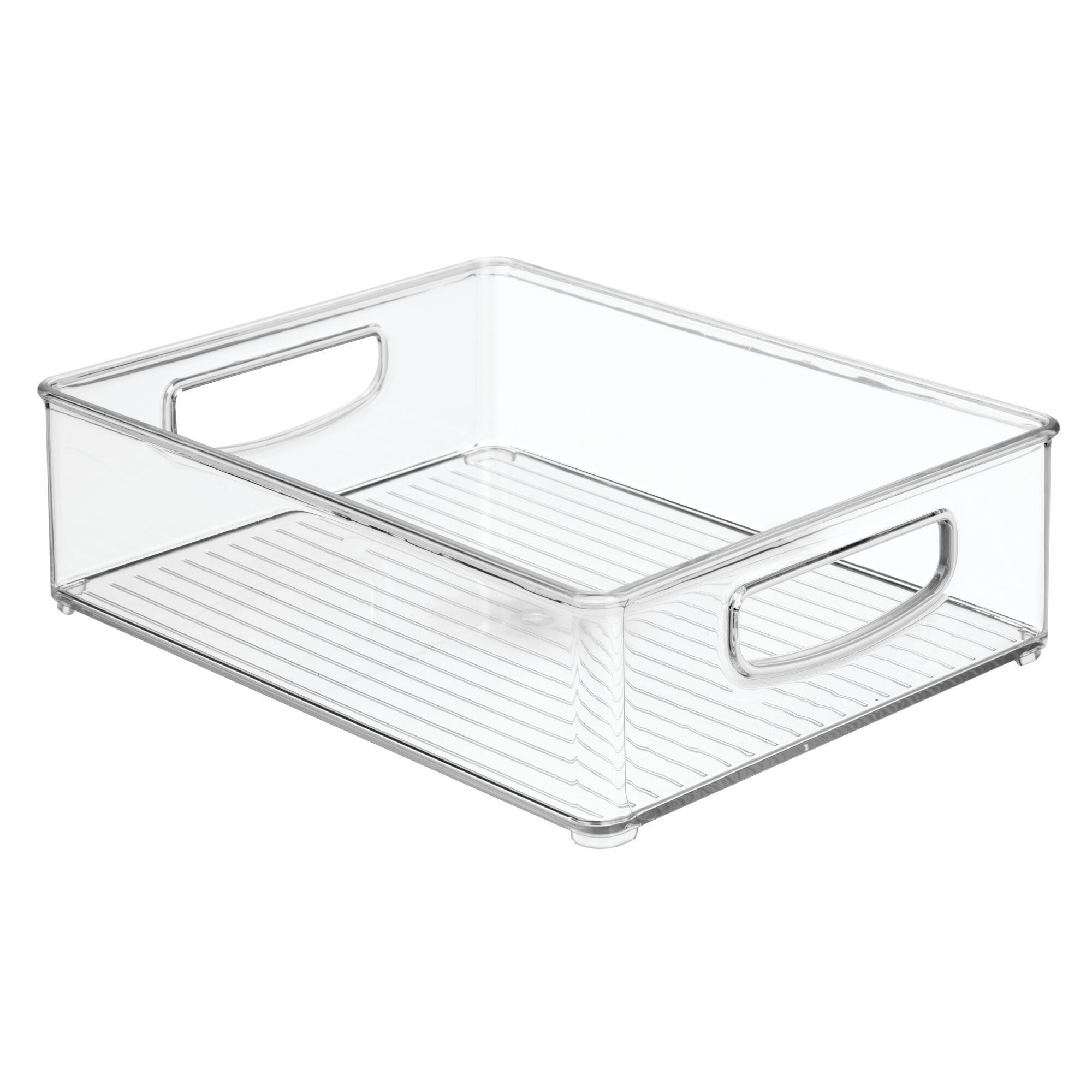 iDesign Linus Plastic Storage Organizer Bin with Handles Wayfair