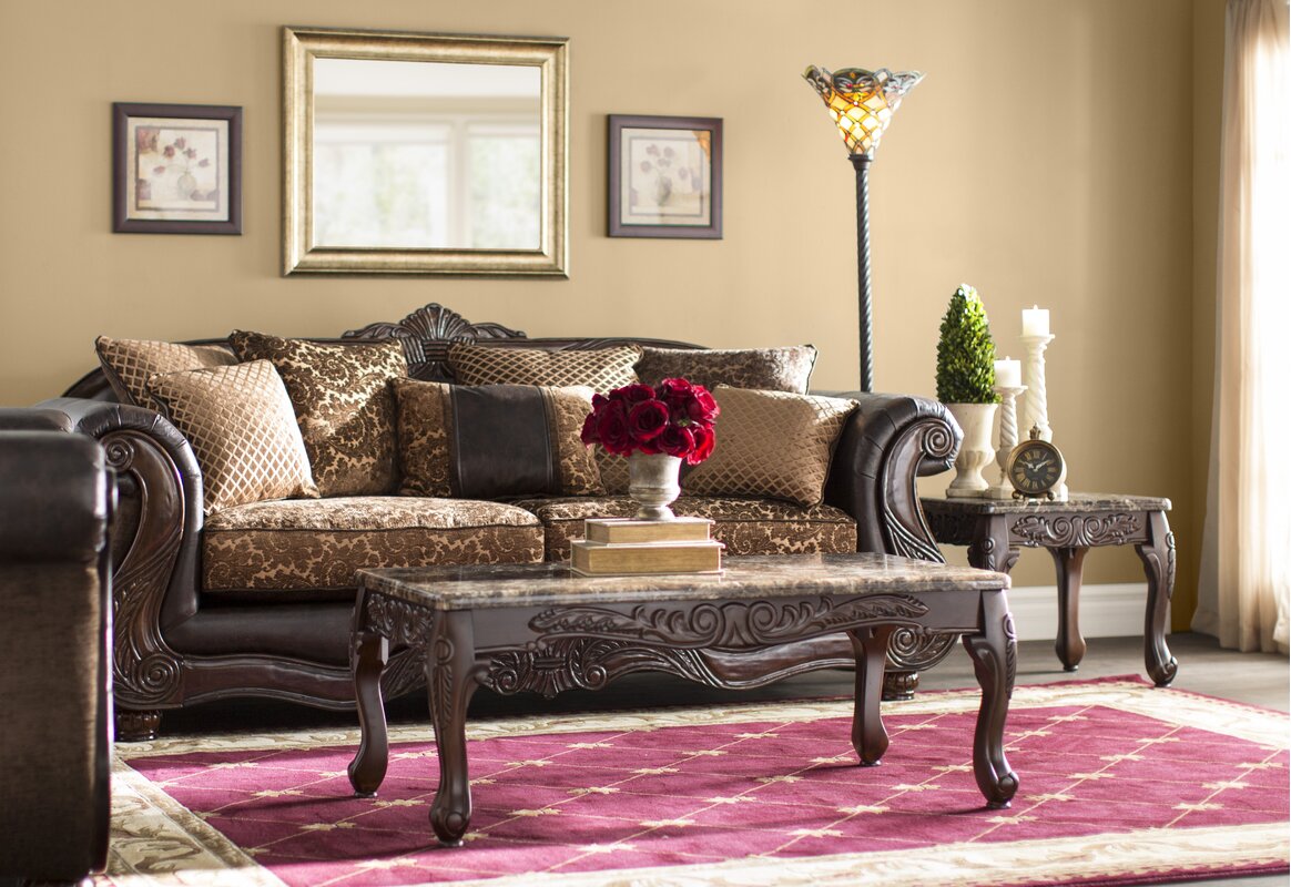 Traditional Living Room Design Photo by Wayfair