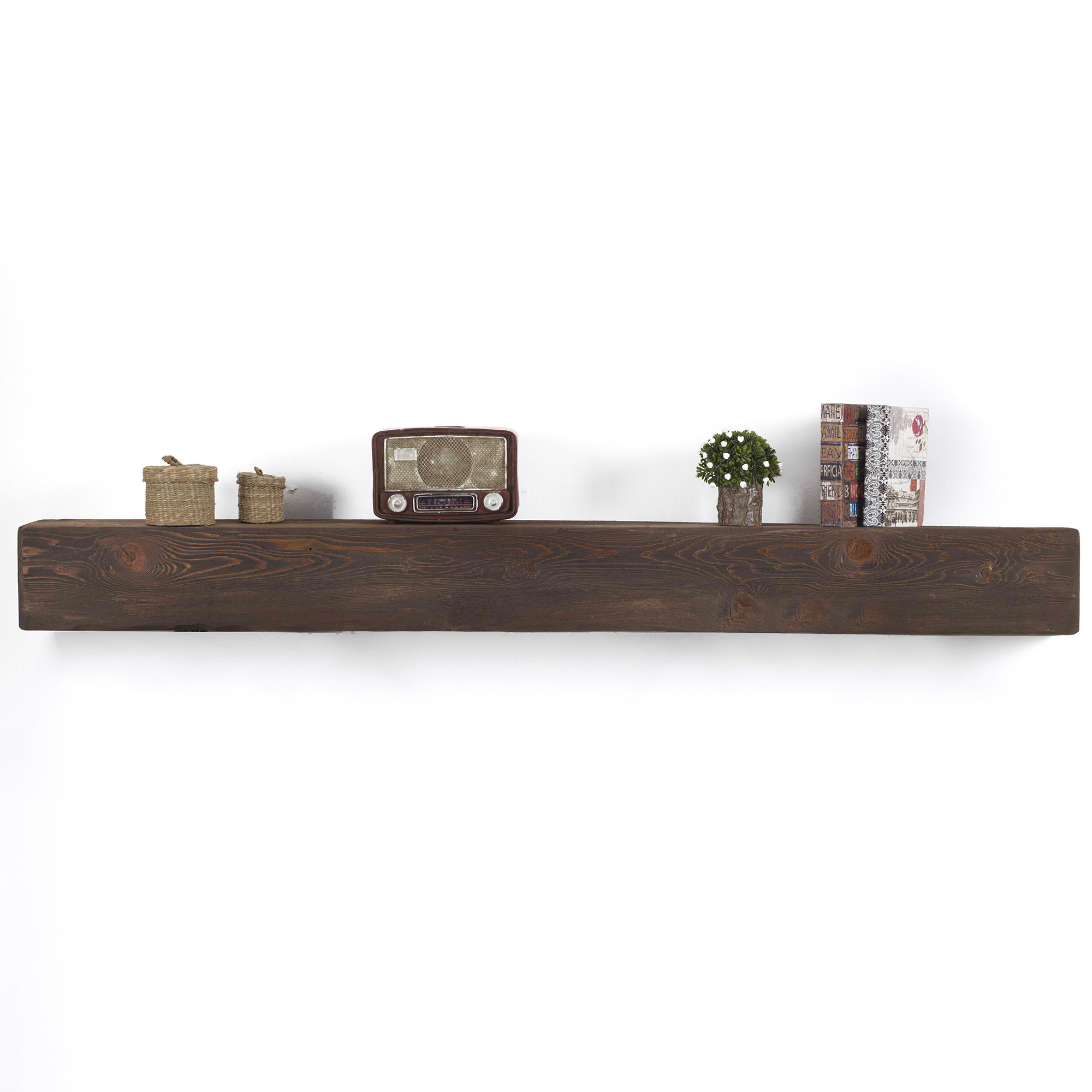 Pine Solid Wood Floating Shelf Wayfair