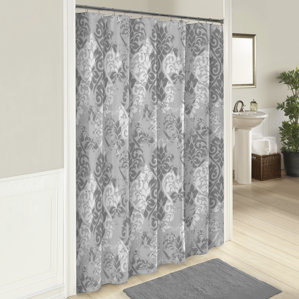 Gray & Silver Shower Curtains You\'ll Love | Wayfair Gray & Silver Shower Curtains You\'ll Love | Wayfair