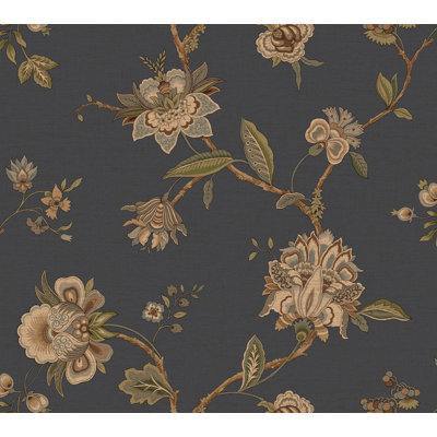Hardoby Monaco Jacobean Trail 27' L x 27" W Smooth Wallpaper Roll