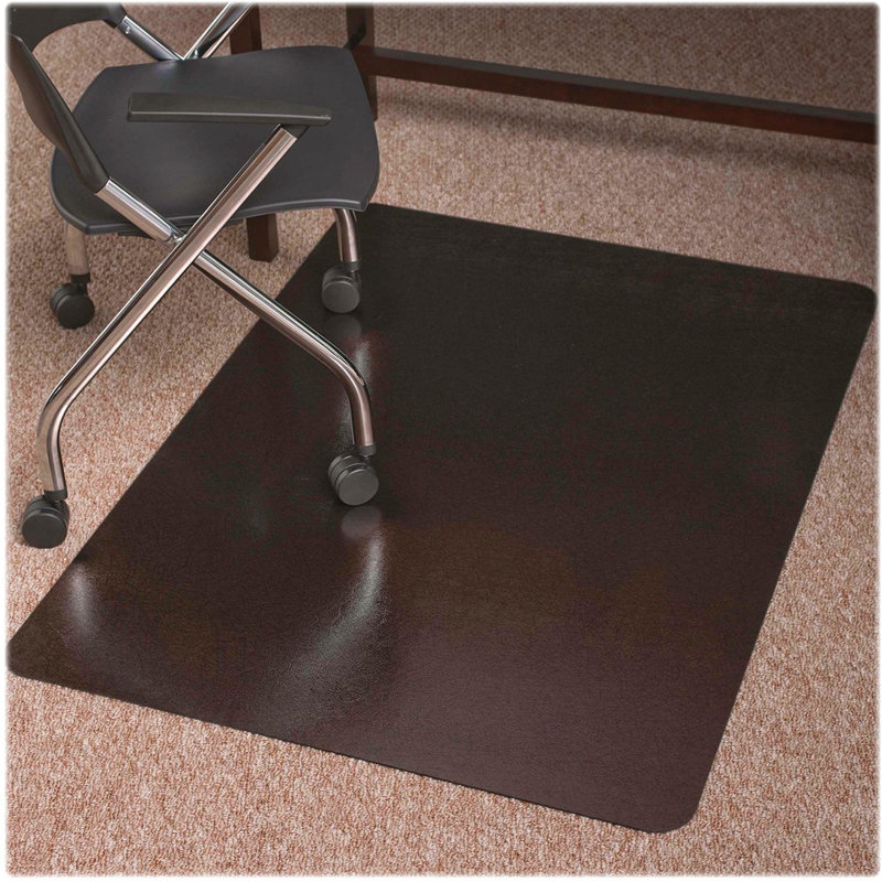 ES Robbins Trendsetter Medium Pile Carpet Straight Edge Chair Mat Wayfair