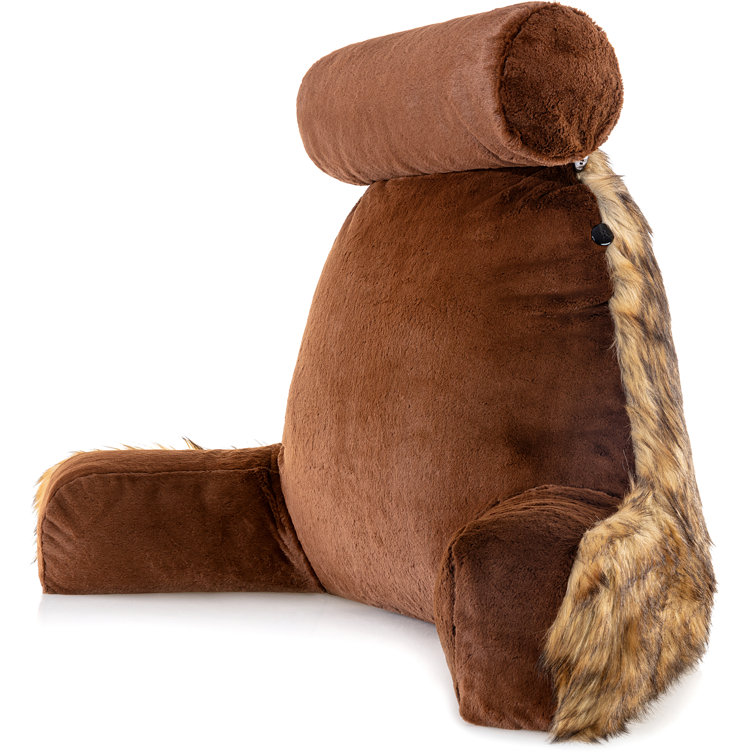faux fur backrest