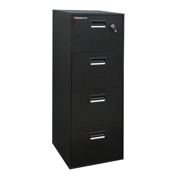 Sentrysafe 4 Drawer Water Resistant Key Lock Fire File Cabinet