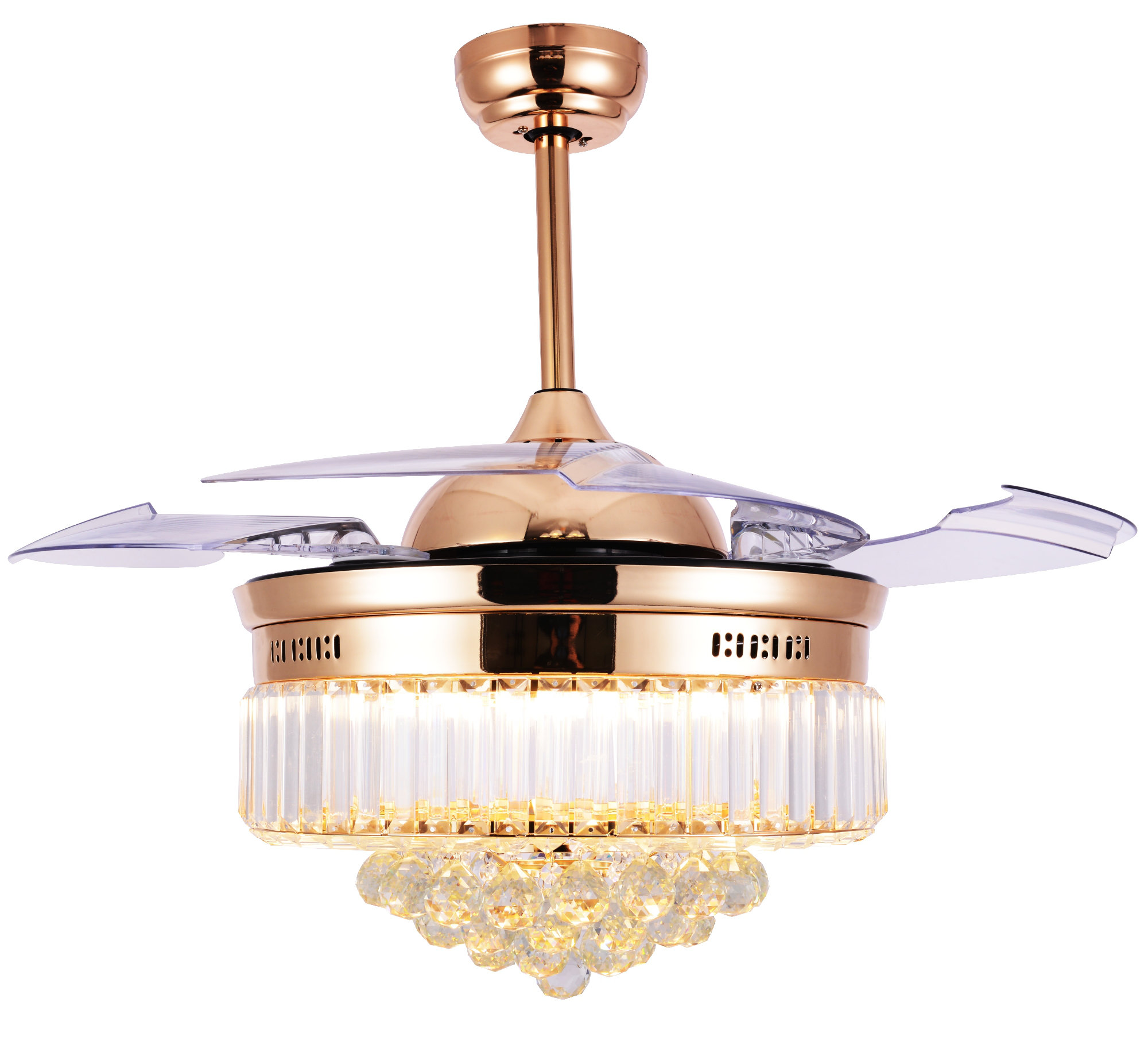 Mercer41 Levasy 4 Blade Led Ceiling Fan With Remote Light Kit