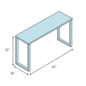 Orren Ellis Knushevia 43'' Console Table | Wayfair