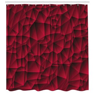 maroon shower curtain set