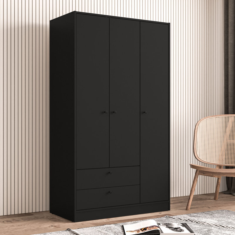 Campuzano Armoire Color: Black