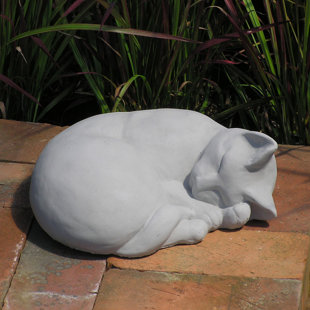 Sleeping Cat Garden Statue Wayfair Ca Sleeping Cat Garden Statue Wayfair Ca