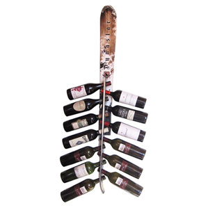 Snow 13 Bottle Wall Mounted Wine Rack ..