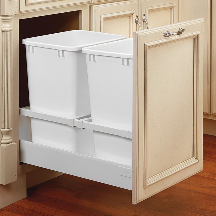 Servo Double 8 75 Gallon Pullout Trash Cans