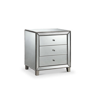 Go to store & view more images Monahan Beaded 3 Drawer Nightstand by House of Hampton