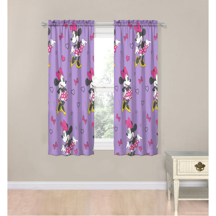 Room Decor Easy Set Up Window Treatments Hardware Mickey Mouse