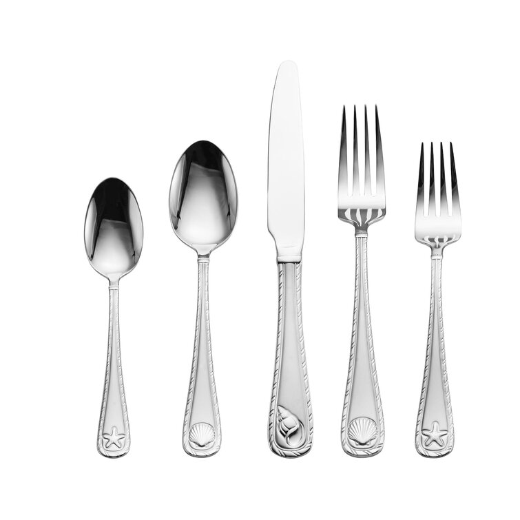 Service for 4 Towle Living Antiqua 20-Piece Stainless Steel Flatware Set