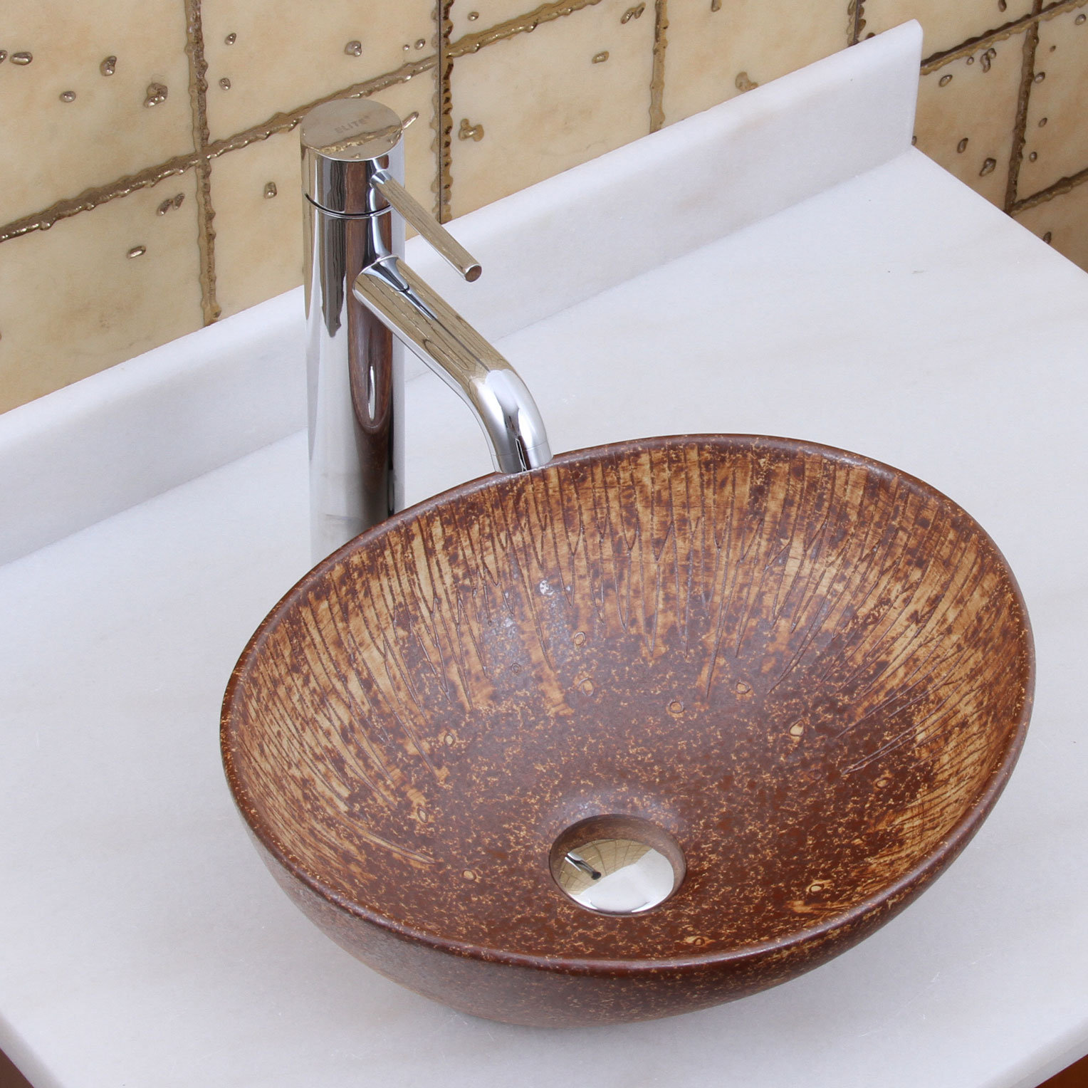 Elimaxs Elite Ceramic Oval Vessel Bathroom Sink Reviews Wayfair