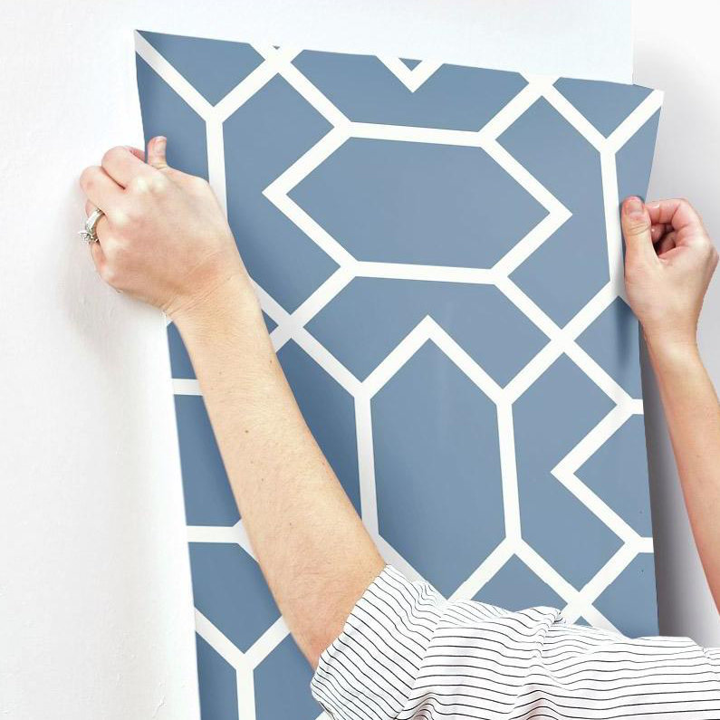 Runkle Modern 16 5 L X 20 5 W Geometric Peel And Stick Wallpaper