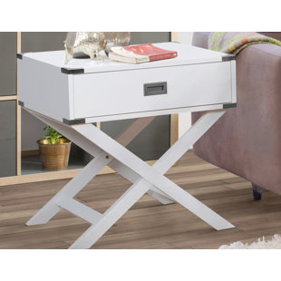 Hinckley End Table with Storage by Wrought Studio