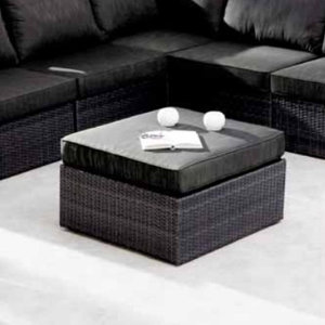 Gartenhocker Lena mit Kissen von Kampen Living